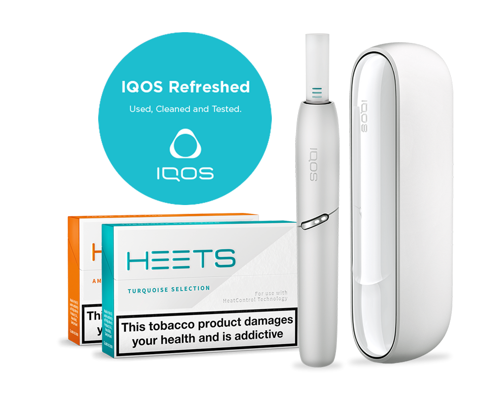 Refreshed IQOS 3 DUO Starter Kit – Space Phone  Vapes